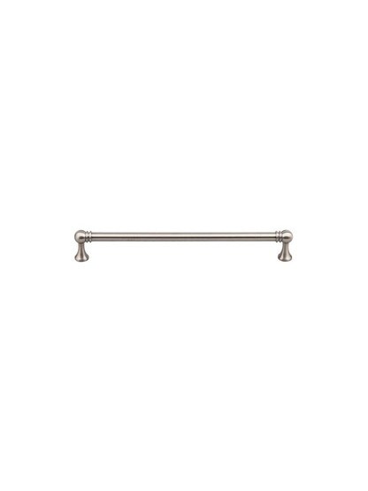 Kara Cabinet Pull - 8 13/16 inch Center-to-Center in Satin Nickel.